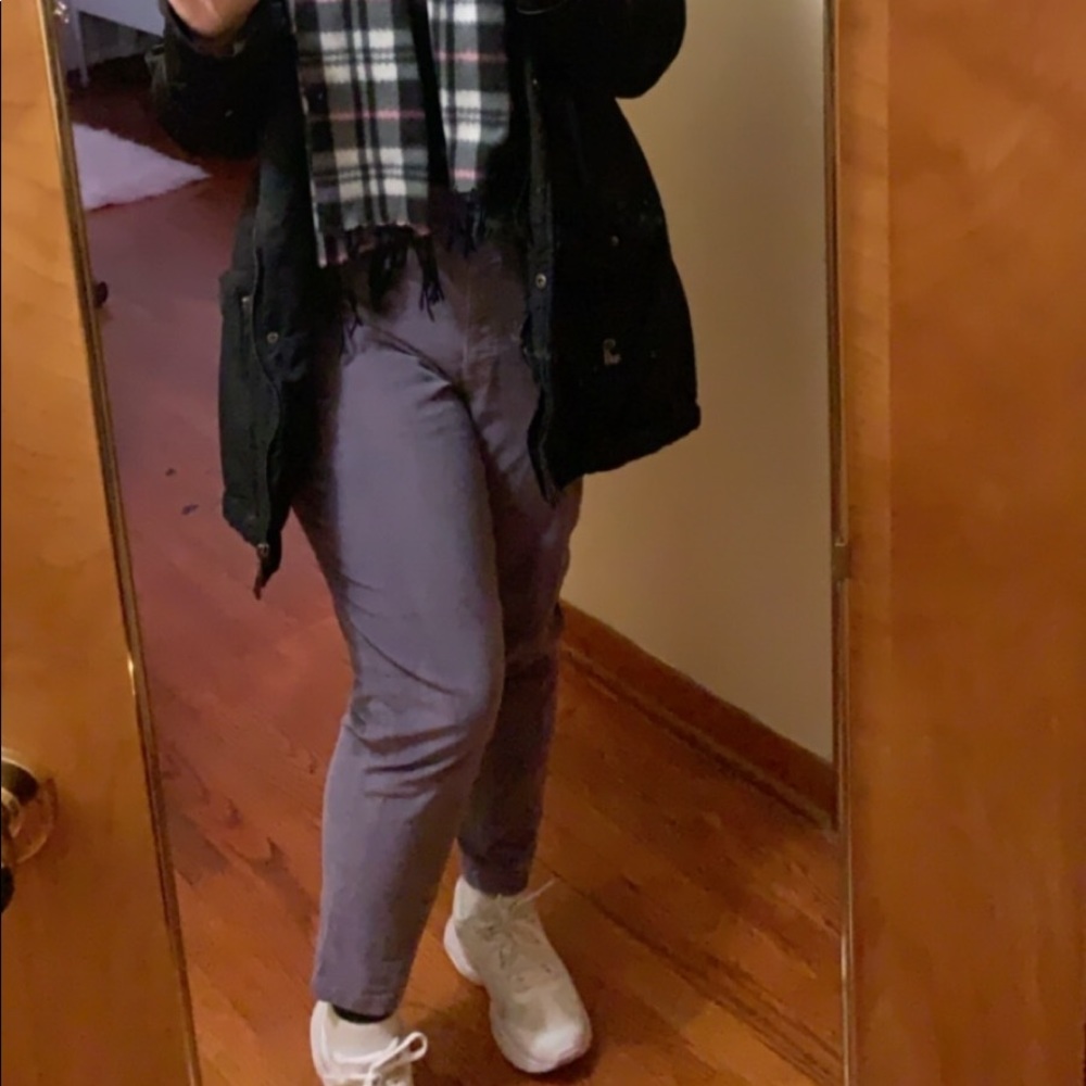 Corduroy purple straight leg pants!